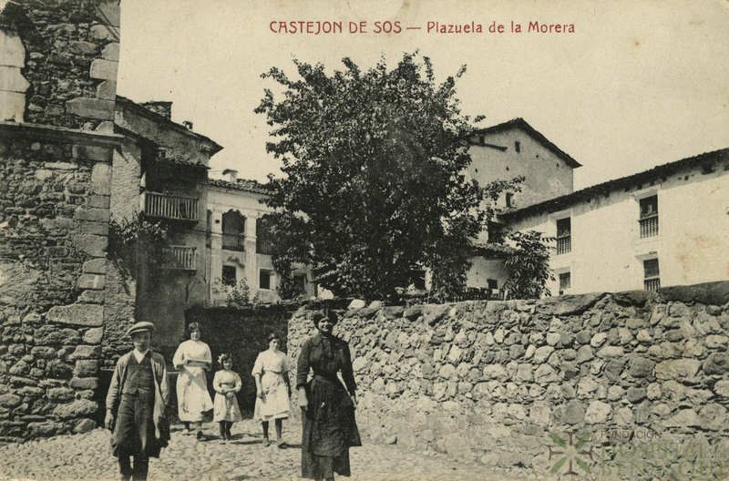 "Castejón de Sos. Plazuela de la Morena."