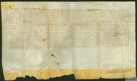 Felipe II confirma a Calaceite el privilegio de Jaime II por el que se eximía al pueblo del pago del monedaje