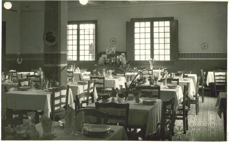 Comedor del Gran Hotel Benasque.
