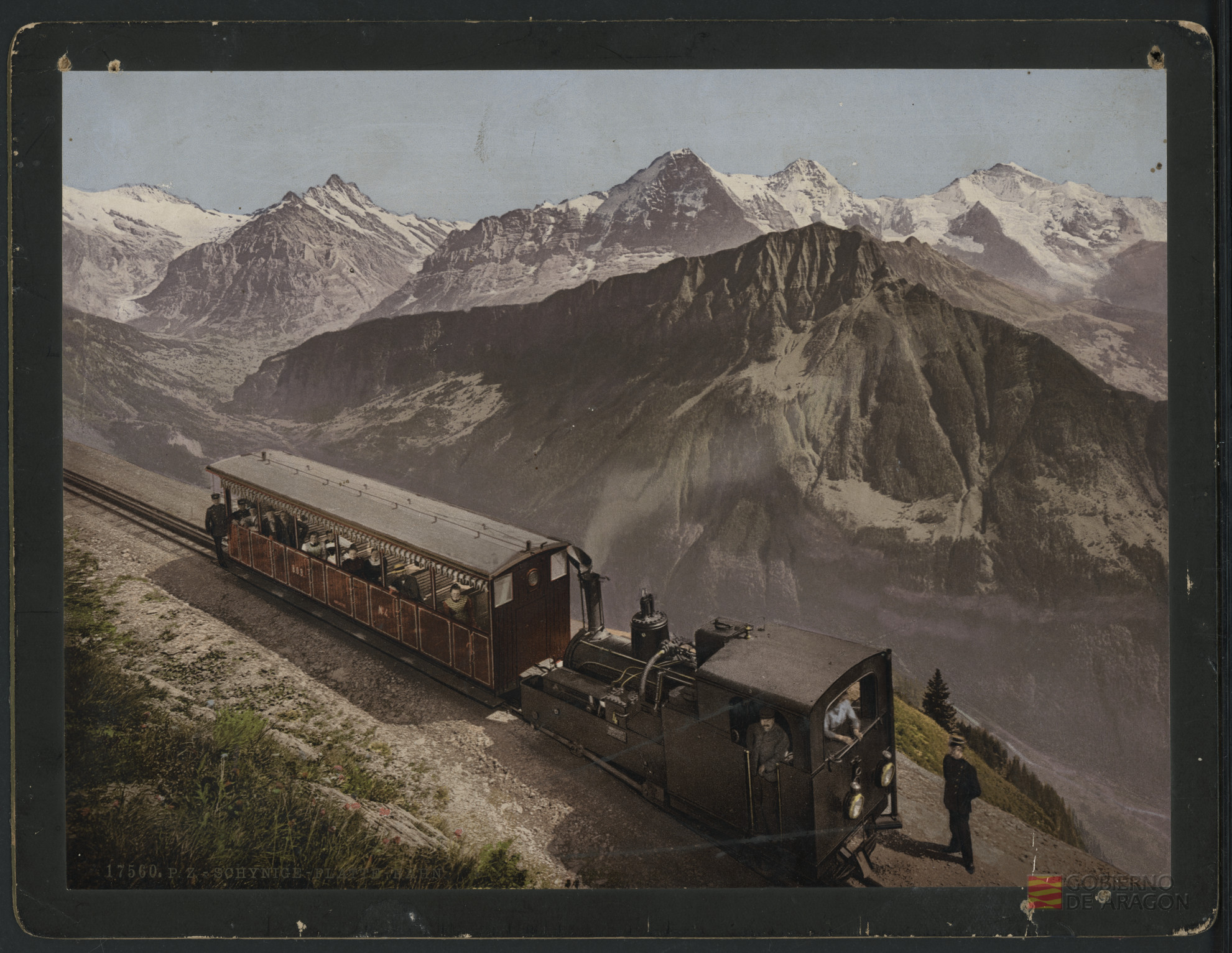 Fotografía del ferrocarril Schynige Platte