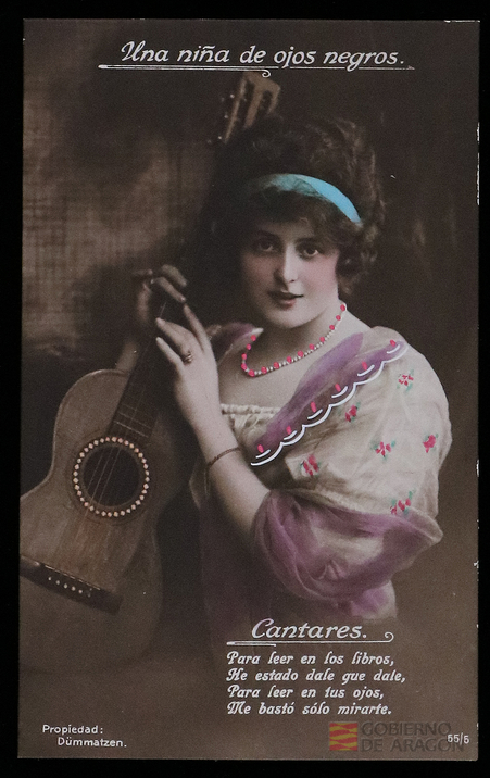 "Una niña de ojos negros.". Dümmatzen