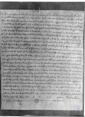 Rama, viuda de Ramón de Tremp, vende a Gimeno, nieto de Pedro de Huesca, unas casas en la parroquia de San Gil de Zaragoza por ochocientos sueldos jaqueses