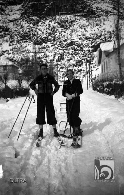 "Candanchú. Invierno de 1937". José Oltra Mera. Aísa. Jacetania
