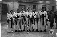 Semana Santa. Jóvenes cofrades. Huesca