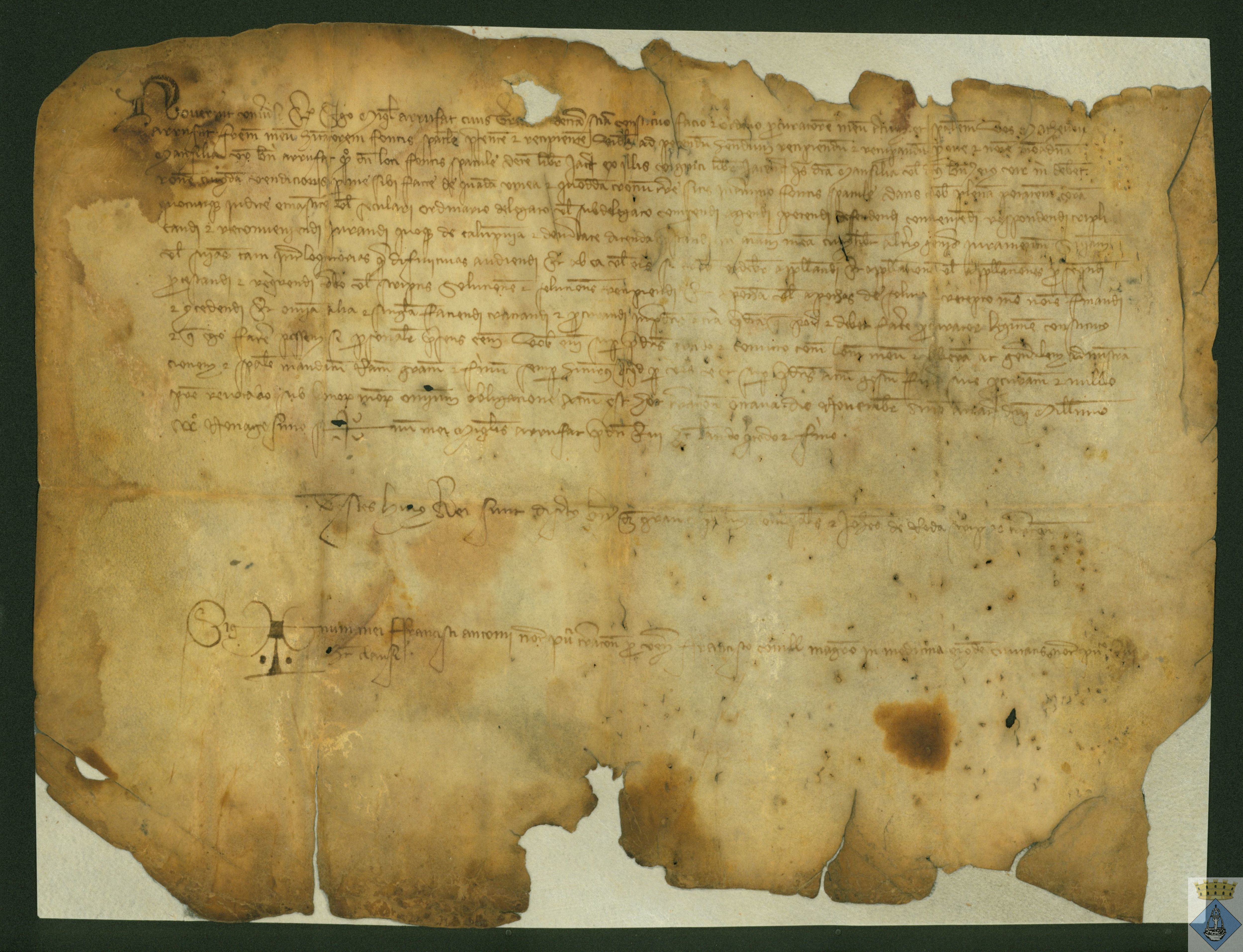 Miguel Arrufat nombra procurador a su hermano Mateo Arrufat, ambos habitantes en Fuentespalda