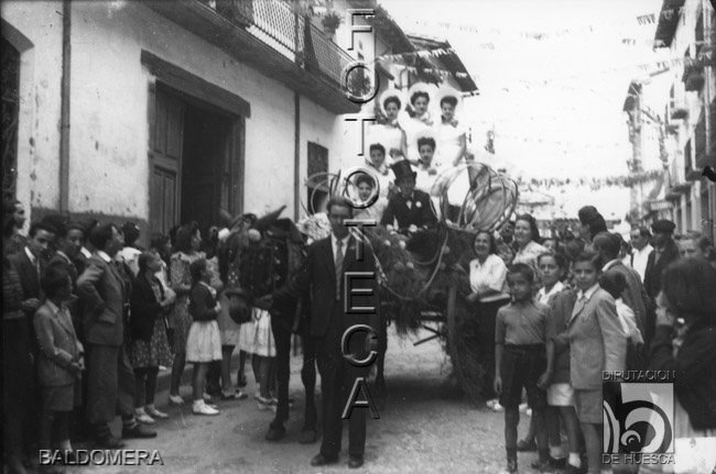 Fiestas del barrio de San Joaquín. Antonio López Santolaria. Graus