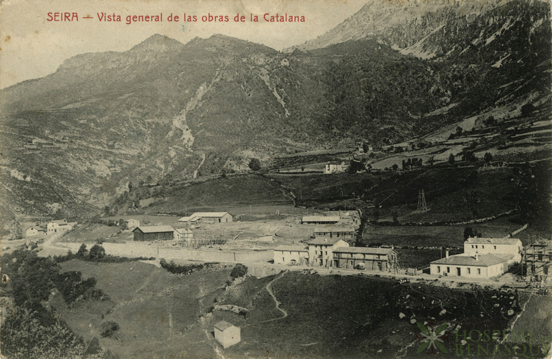 "Seira. Vista general de las obras de la Catalana."
