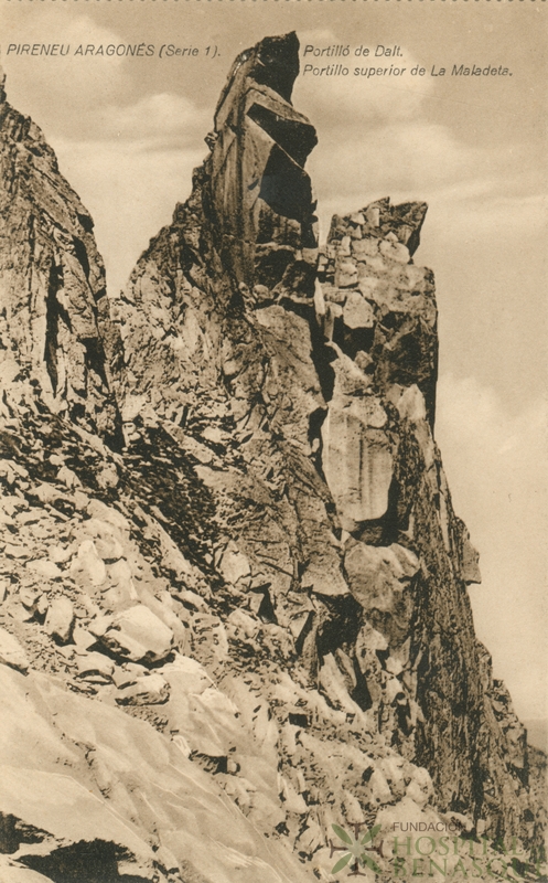 "Pirineu Aragonés (serie 1). Portilló de Dalt. Portillo superior de La Maladeta."