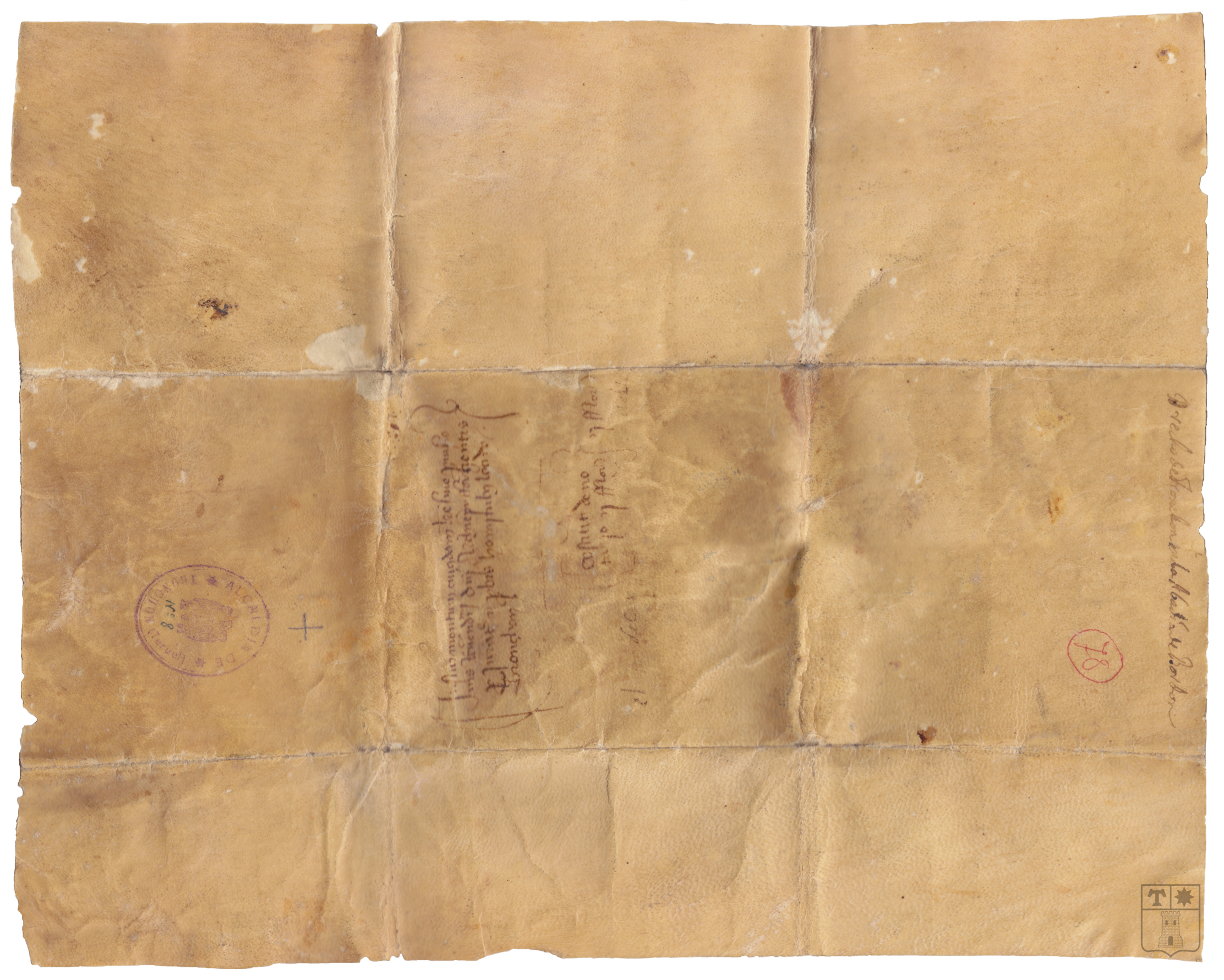 Presentación de un decreto de D. Dalmacio, arzobispo de Zaragoza, destinado a los vecinos de Tronchón, sobre una procesión que realizan a la iglesia de Santa María de Bordón.