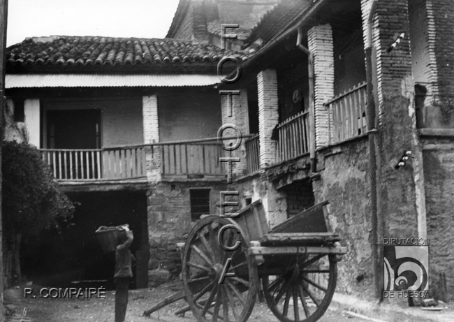 "Un corral". Ricardo Compairé Escartín. Ayerbe