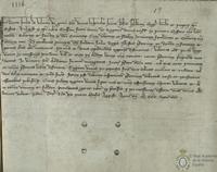 Foulques de Villaret, maestre de la Orden del Hospital, ordena a Sancho de Aragón, lugarteniente suyo en el priorado de Mesina, que auxilie a Domingo Torti, camarlengo del dicho maestre enviado para tratar ciertos asuntos a la corte de Federico II, rey de Sicilia, y después a Francia y otras partes, con 30 monedas para sus gastos