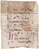 Fragmento de cantoral