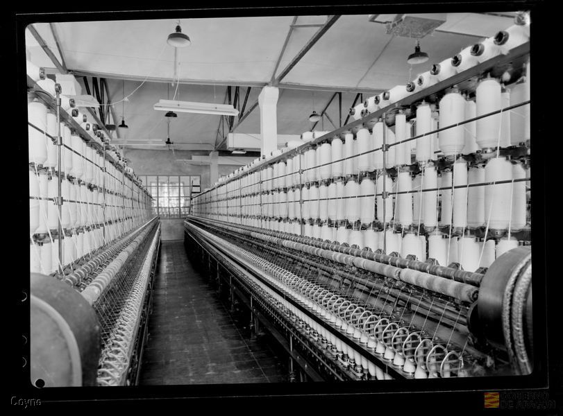 Interior de la fábrica Textil Tarazona. Manuel Coyne