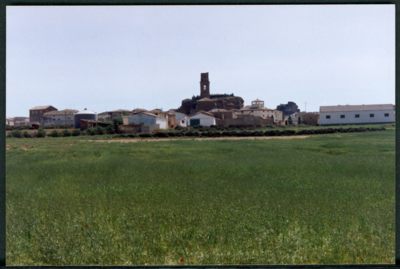 Vista del pueblo de Albero alto. Ángel Crespo Yagüe. Albero alto
