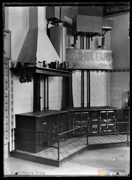 Fabricación de Cocinas Izuzquiza Arana S.A.Modelos de cocinas de carbón. Juan Mora Insa