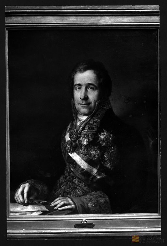 "Retrato de Francisco Tadeo Calomarde" por Vicente López