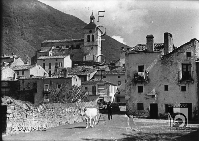 "La entrada". Ricardo Compairé Escartín. Biescas
