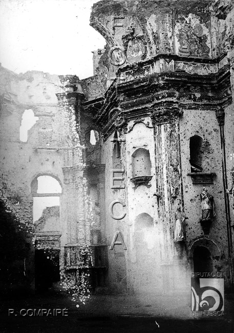 "Ruinas de la guerra". Ricardo Compairé Escartín. Teruel
