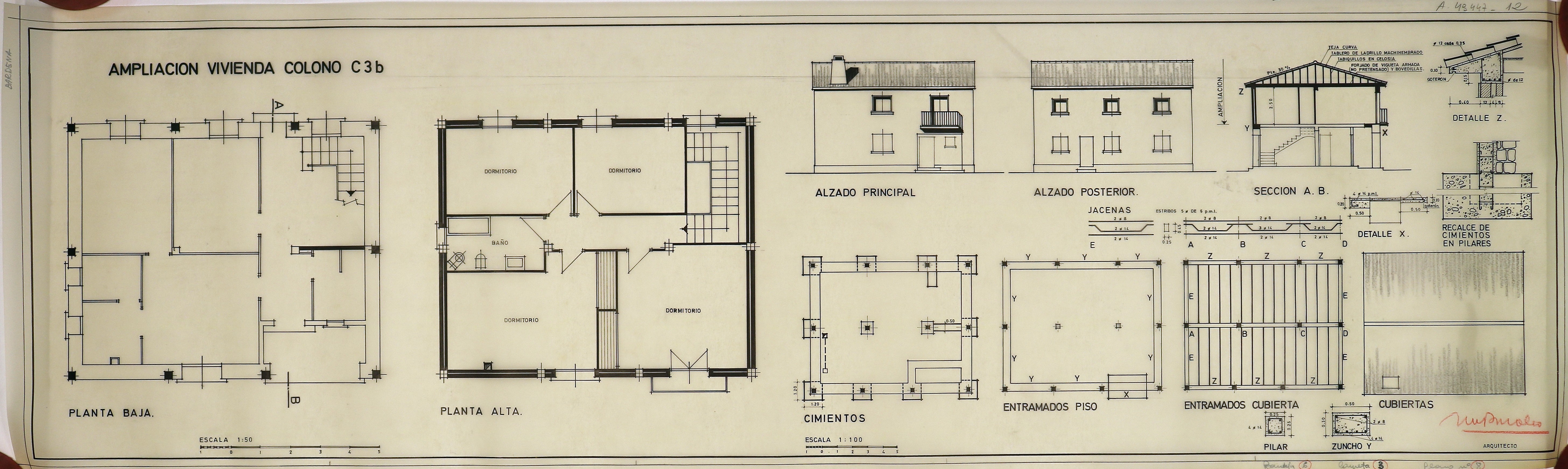 Vivienda colono C3 B.. Bardena del Caudillo