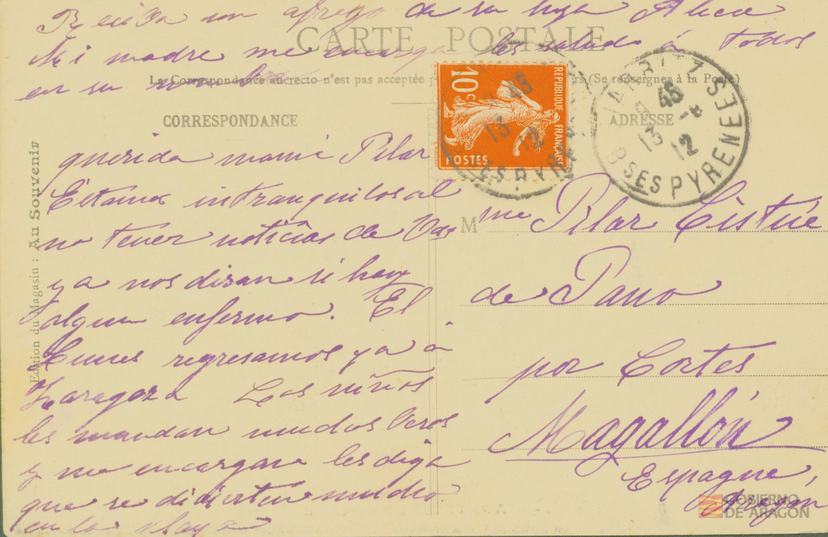 "Biarritz Panoramique: 3051. - Biarritz. - La Cloche d´alarme"