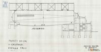 Proyecto de cine en Calatayud. Firmado por el Arquitecto Beltrán Navarro. Calatayud (Zaragoza)